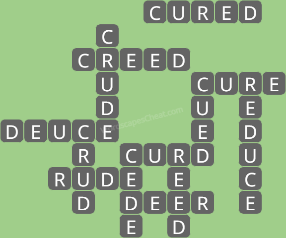 Wordscapes level 3544 answers