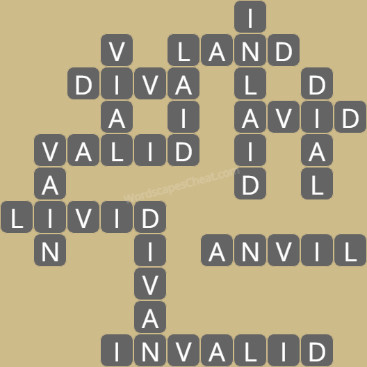 Wordscapes level 3652 answers