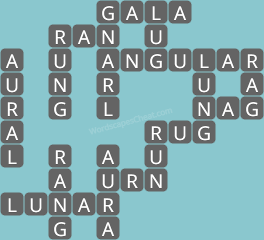 Wordscapes level 3686 answers