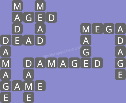 Wordscapes level 3697 answers