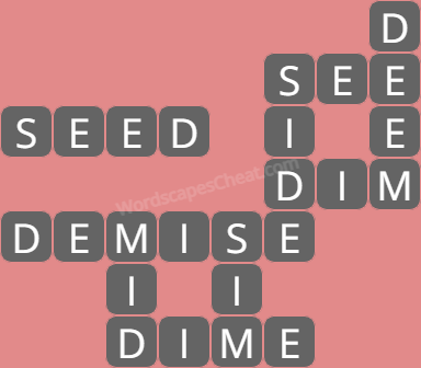 Wordscapes level 3721 answers