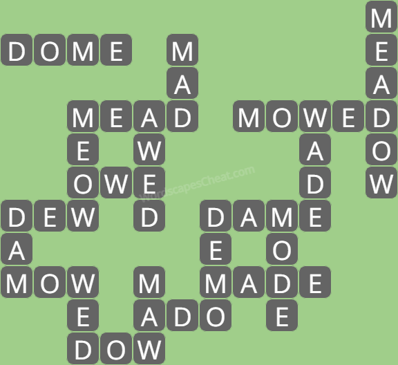 Wordscapes level 3764 answers