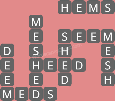 Wordscapes level 3821 answers