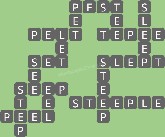 Wordscapes level 3864 answers