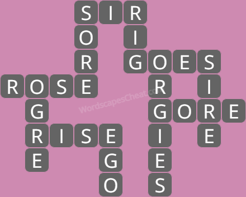 Wordscapes level 4059 answers