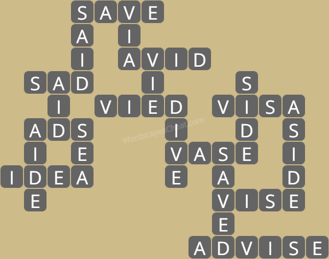 Wordscapes level 4112 answers