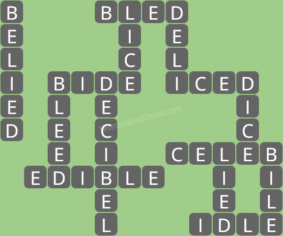 Wordscapes level 4124 answers