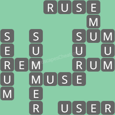 Wordscapes level 4125 answers