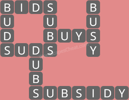 Wordscapes level 4191 answers