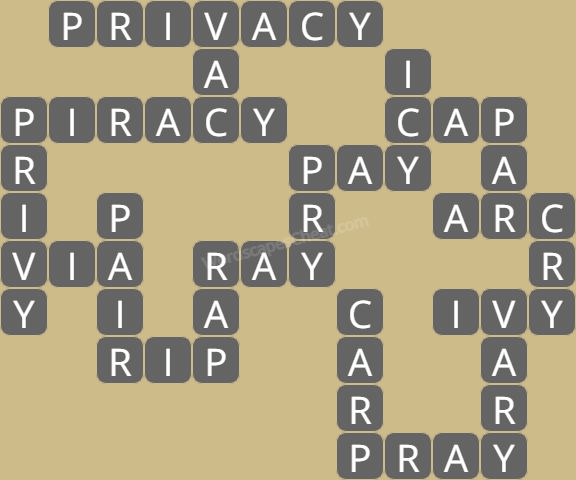 Wordscapes level 4192 answers