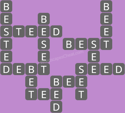 Wordscapes level 4198 answers