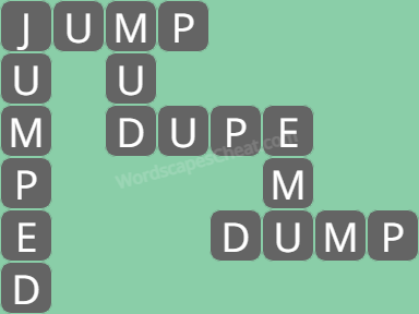 Wordscapes level 4275 answers