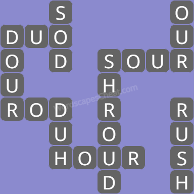 Wordscapes level 4277 answers
