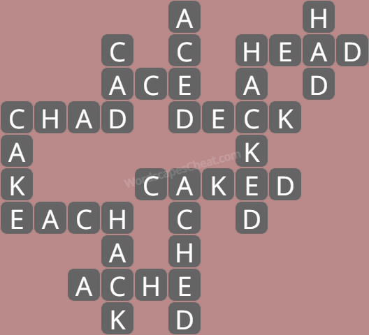 Wordscapes level 4290 answers
