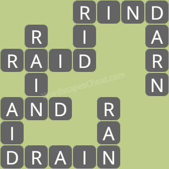 Wordscapes level 43 answers