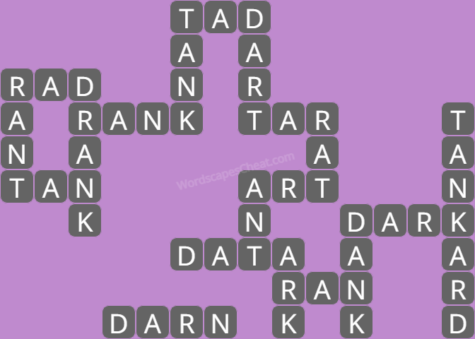 Wordscapes level 4308 answers