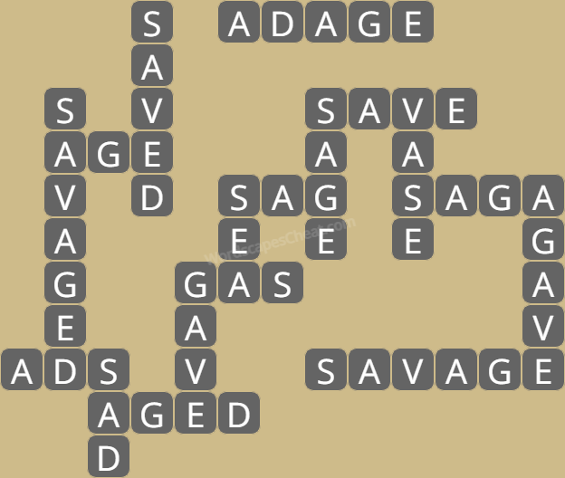 Wordscapes level 4332 answers