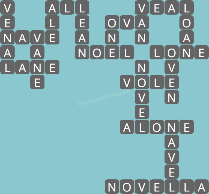 Wordscapes level 4436 answers