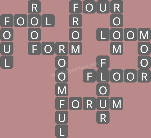Wordscapes level 4480 answers