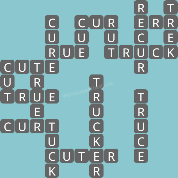 Wordscapes level 4536 answers