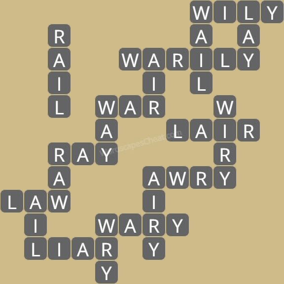 Wordscapes level 4542 answers