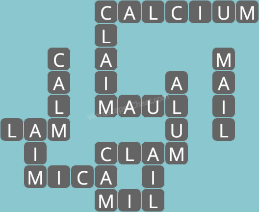 Wordscapes level 4596 answers