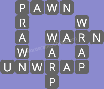 Wordscapes level 4677 answers