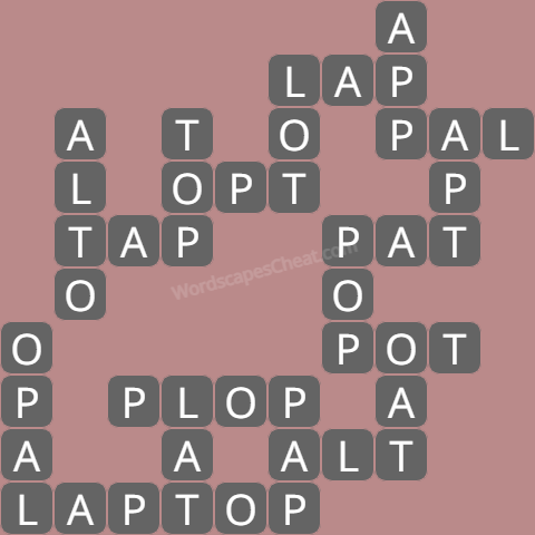 Wordscapes level 4770 answers