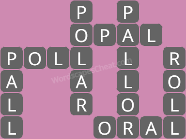 Wordscapes level 4799 answers