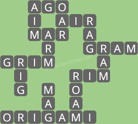Wordscapes level 4834 answers