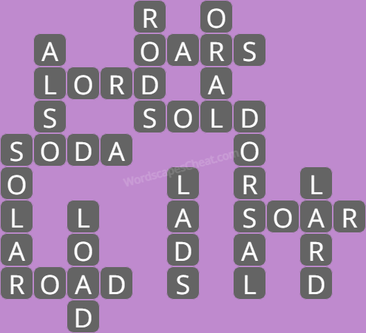 Wordscapes level 4968 answers