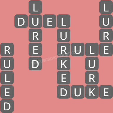 Wordscapes level 5081 answers