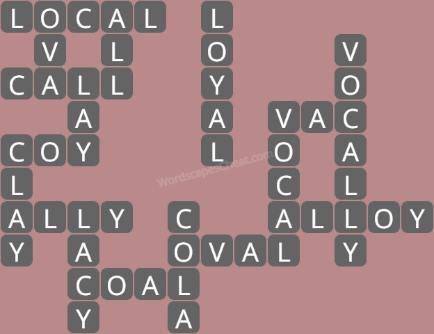 Wordscapes level 5140 answers
