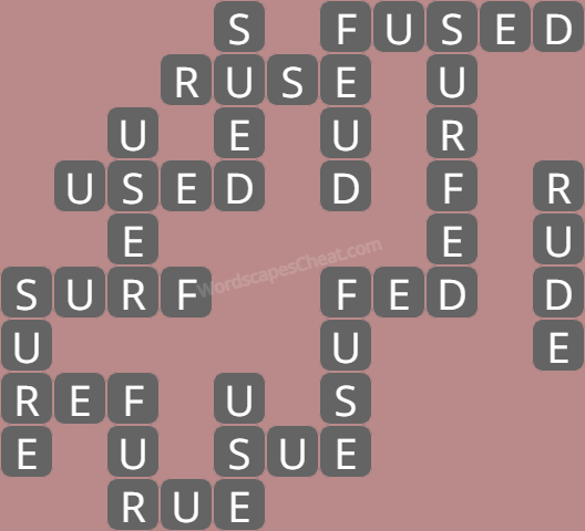 Wordscapes level 520 answers