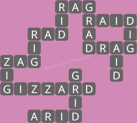 Wordscapes level 5249 answers
