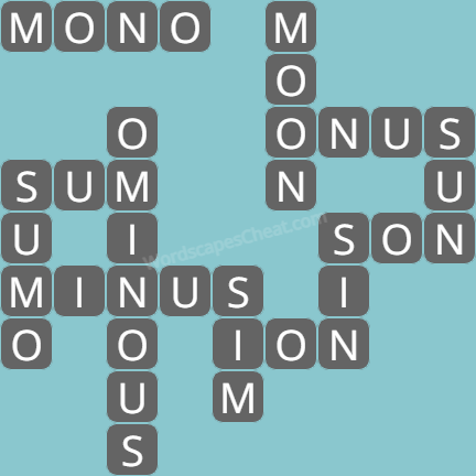 Wordscapes level 5346 answers