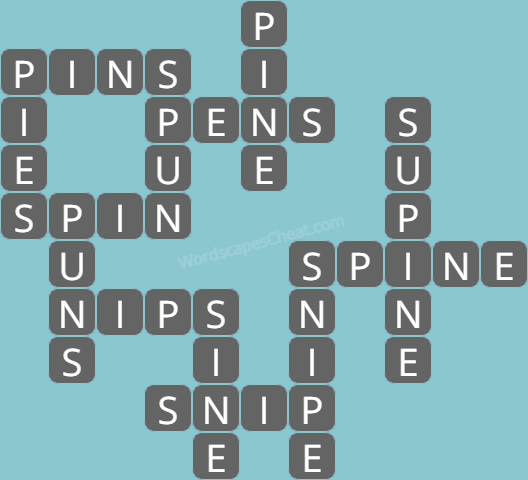 Wordscapes level 5366 answers