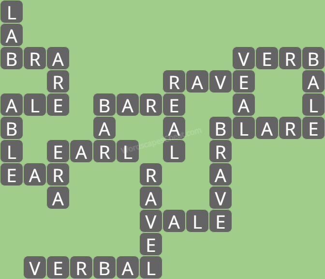 Wordscapes level 5384 answers
