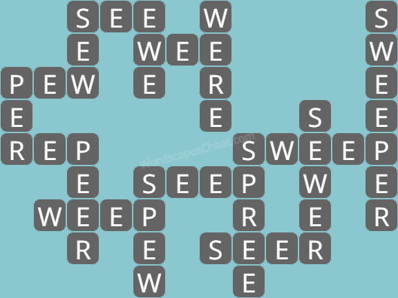 Wordscapes level 5396 answers