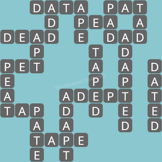 Wordscapes level 5416 answers