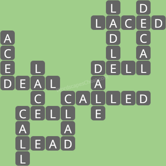 Wordscapes level 5424 answers