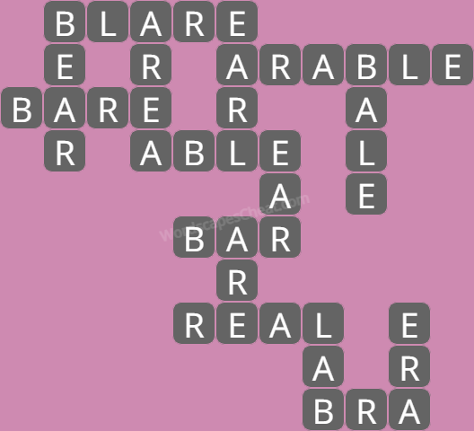 Wordscapes level 5449 answers
