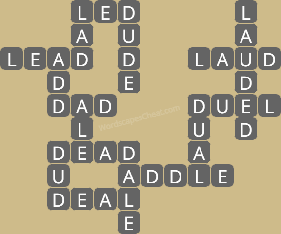 Wordscapes level 5472 answers