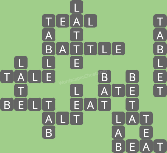 Wordscapes level 5474 answers