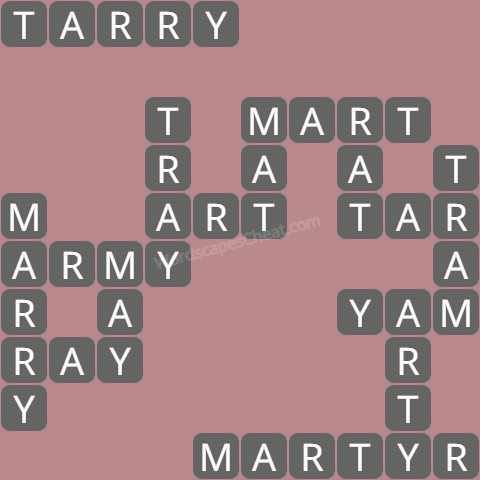 Wordscapes level 5520 answers