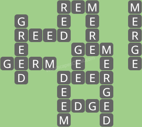 Wordscapes level 554 answers