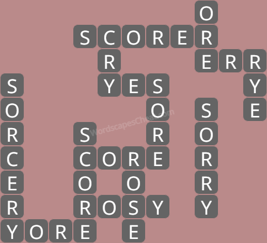 Wordscapes level 5540 answers