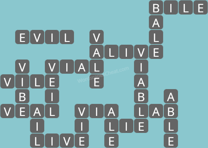 Wordscapes level 5546 answers