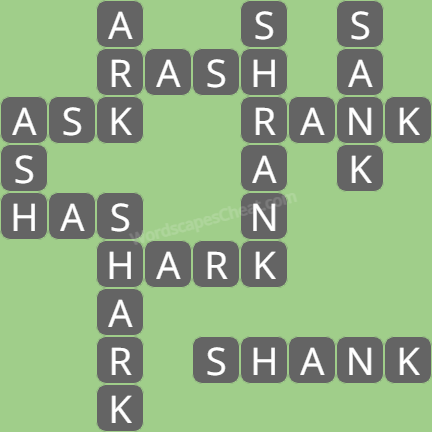 Wordscapes level 5554 answers