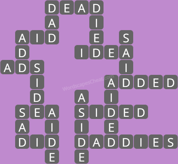 Wordscapes level 5688 answers